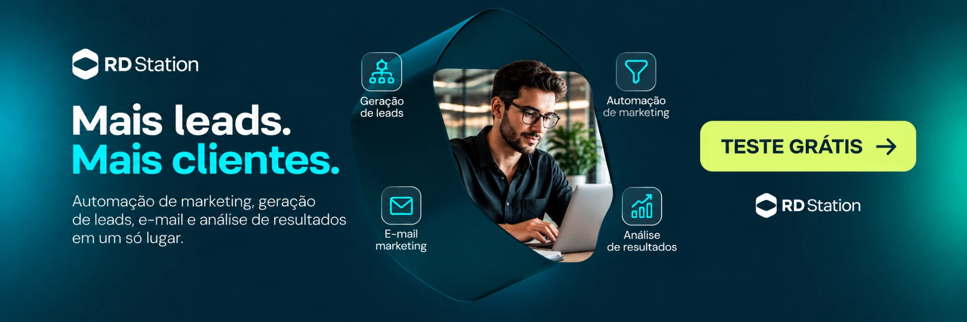 RD Station: Mais leads. Mais clientes. Teste grátis